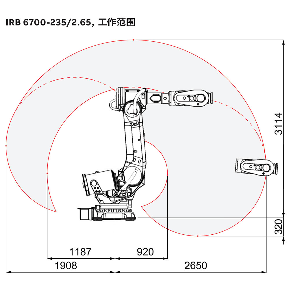 ABB IRB 6700-235/2.65机器人(铸造版),ABB 6700机器人,ABB工业机器人